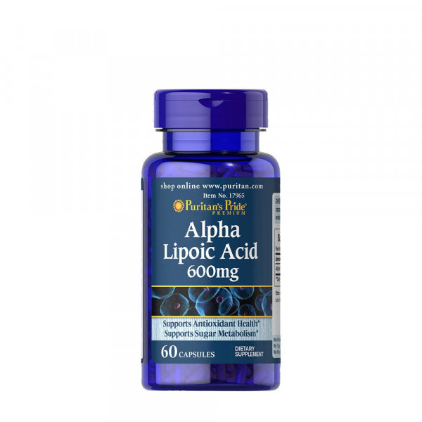 Puritans Pride Alpha Lipoic Acid 600 mg – 60 Kapseln