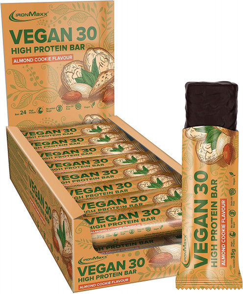 IronMaxx Vegan 30 High Protein Bar- 24 Riegel a 35g