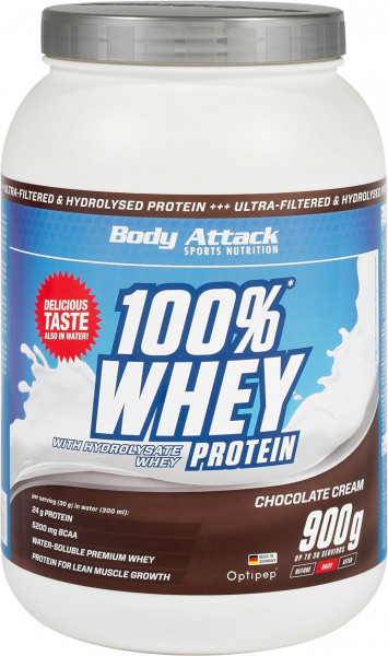 Body Attack 100 % Whey Protein – 900 g