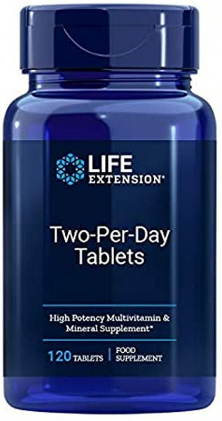 Life Extension Two-Per-Day- 120 Tabletten