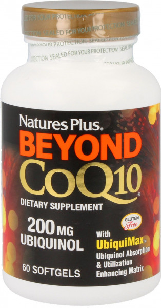 Natures Plus Beyond COQ10 200 mg- 60 Softgels