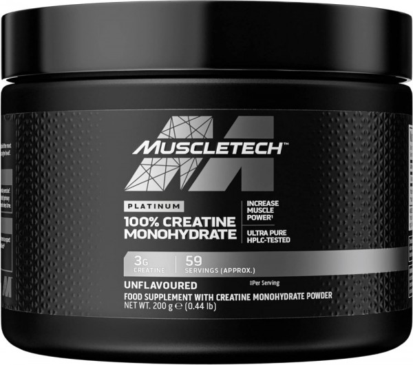 Muscletech Platinum 100% Creatine Monohydrate - 200g