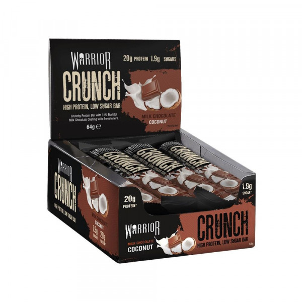 Warrior Crunch Protein Bar - 12 Riegel a 64 g