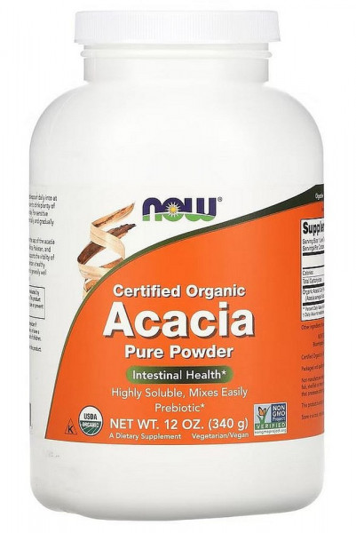 Now Foods Acacia Fiber Pure Powder Ballaststoffe – 340 g Pulver