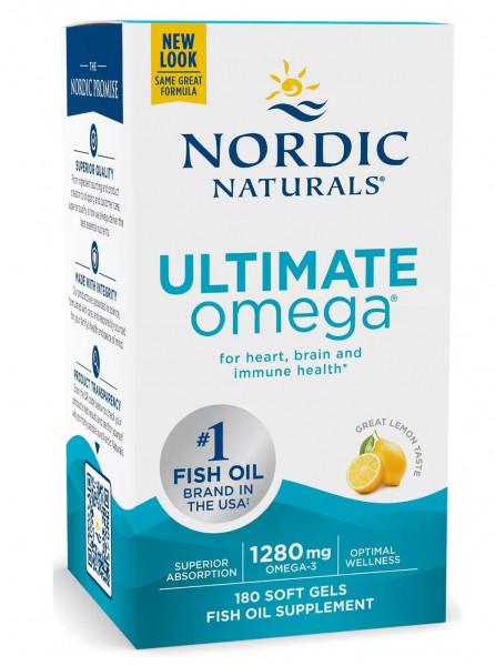 Nordic Naturals Ultimate Omega 1280 mg-180 Softgels