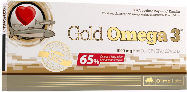 Olimp Gold Omega-3 Fish Oil 1000 mg – 60 Kapseln