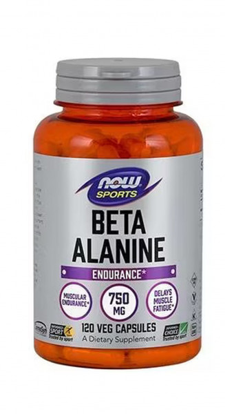 Now Foods Beta Alanine 750 mg- 120 Veg. Kapseln