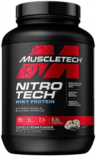 Muscletech Nitro-Tech Whey Protein - 1800-1820g-Dose