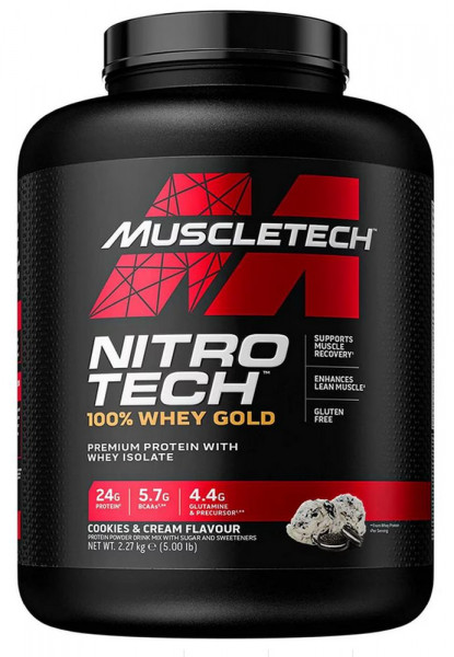 MuscleTech Nitro-Tech 100% Whey Gold – 2,27 Kg-Dose