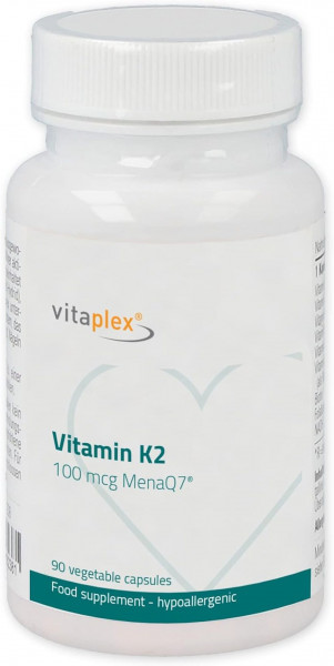 Vitaplex Vitamin K2 – 90 veg. Kapseln