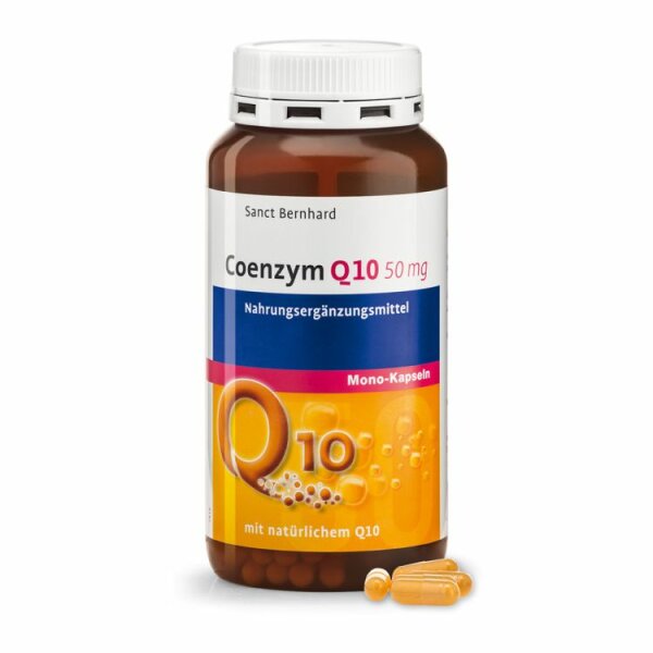 Sanct Bernhard Coenzym Q10 50mg Mono-Kapseln - 300 Kapseln