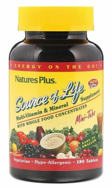 Natures Plus Source of Life®  – 180 Minitabs