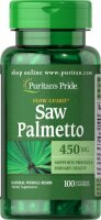 Puritans Pride Saw Palmetto 450 mg - 100 Kapseln