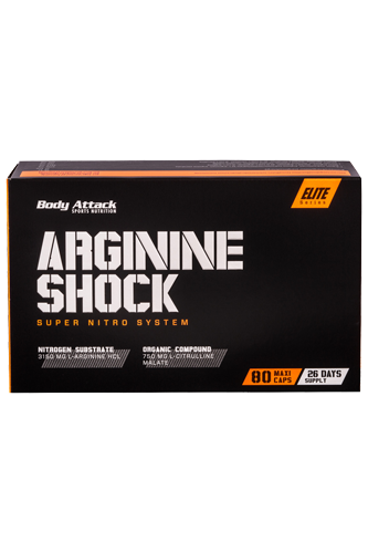 Body Attack Arginine Shock - 80 Kapseln