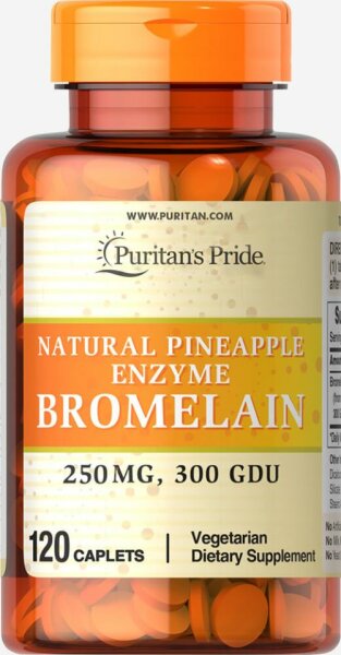 Puritans Pride Bromelain 500 mg 120 Caplets