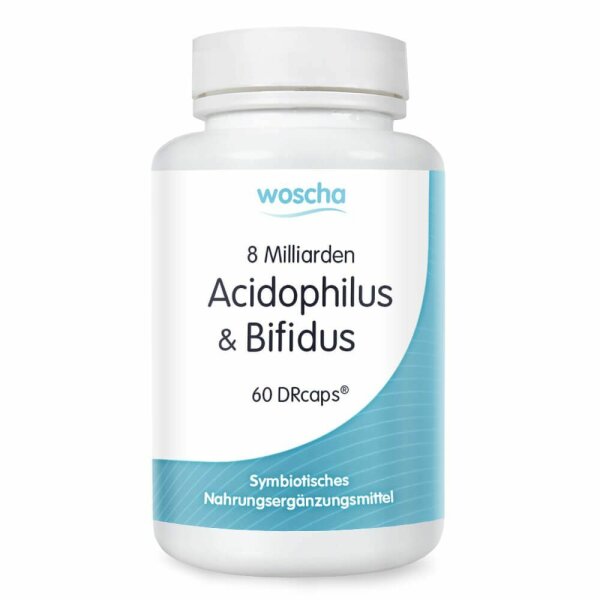 Woscha 8 Milliarden Acidophilus & Bifidus - 60 DRcaps