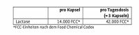 Sanct Bernhard Lactase-Enzym-Kapseln 14000 FCC - 150 Kapseln