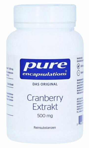 Pure Encapsulations Cranberry Extrakt 500 mg - 60 Kapseln