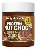 Body Attack Protein Nut Choc - 250g-Dose