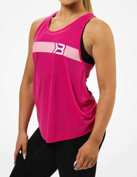 Better Bodies Chrystie Cut Tank, Hot Pink