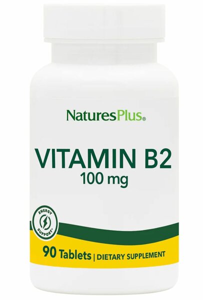 Natures Plus Vitamin B2 100 mg- 90 Tabletten