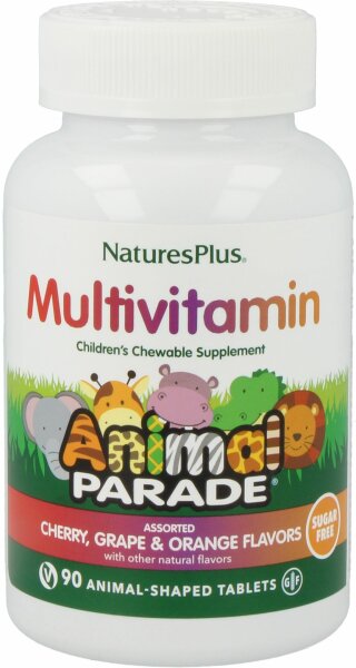 Natures Plus Animal Parade Children`s Chewable Multivitamin sugar free _ 90 Lutschtabletten