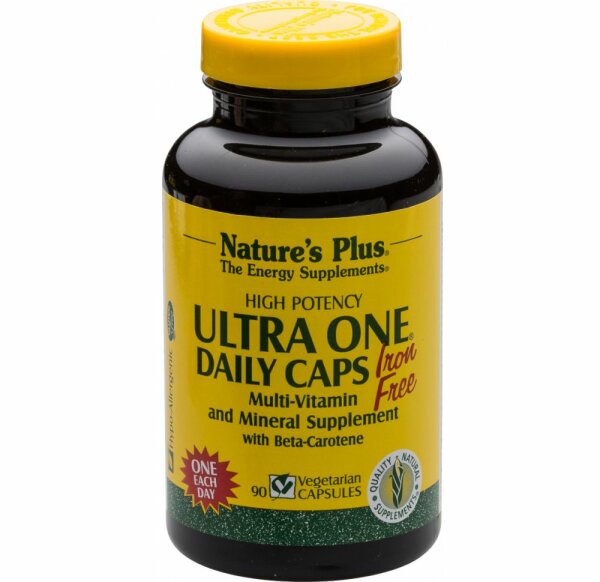 Natures Plus Ultra One Daily Caps Iron Free - 90 Kapseln