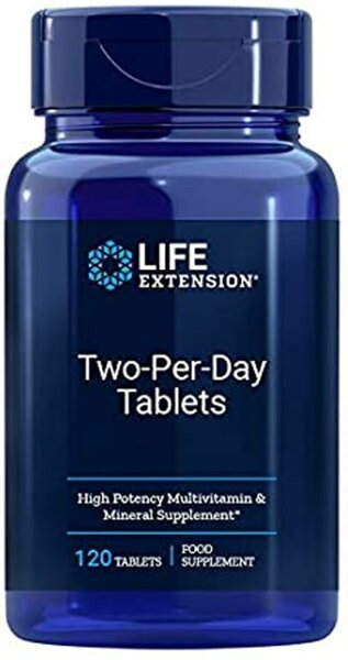 Life Extension Two-Per-Day- 120 Tabletten