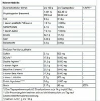 SRS Muscle Pregator- Pre-Workout-Booster- 448g Pulver Fresh Orange Drift