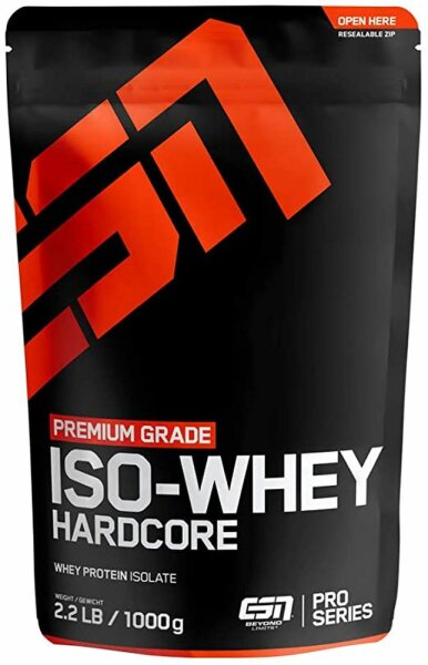 ESN ISO-WHEY Hardcore - 1000 g Beutel