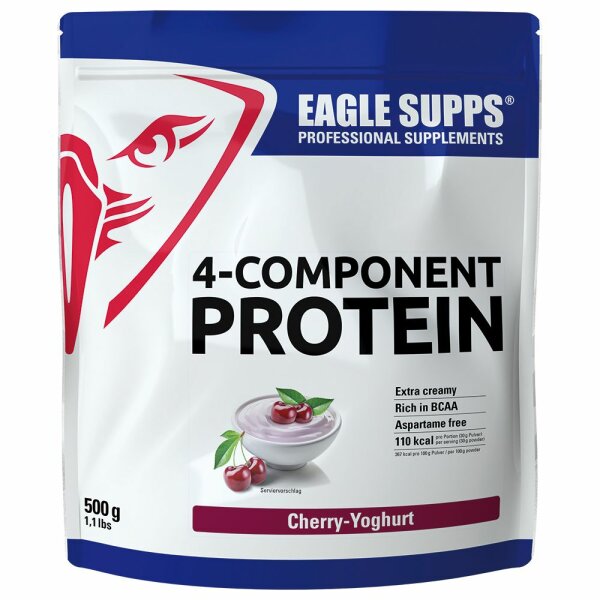 Eagle Supps 4-Component Protein - 500 g Cherry Yoghurt