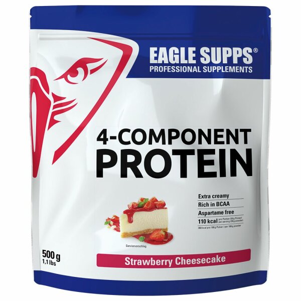 Eagle Supps 4-Component Protein - 500 g Strawberry Cheesecake