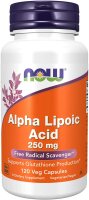 Now Foods- Alpha Lipoic Acid 250 mg- 120 veg. Kapseln