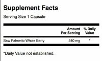 Swanson Saw Palmetto 540 mg – 250 Kapseln