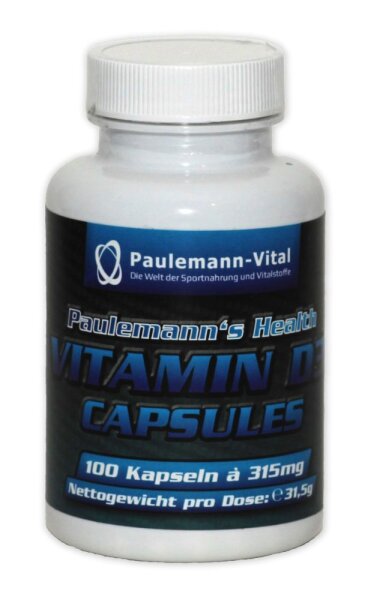 Paulemann-Vital Vitamin D3 25 µg - 100 Kapseln