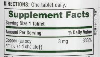 Natures Plus Copper 3 mg- 90 Tabletten