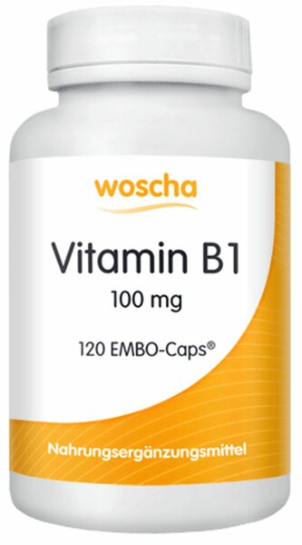 Woscha Vitamin B1 100 mg- 120 EMBO-Caps