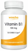 Woscha Vitamin B1 100 mg- 120 EMBO-Caps