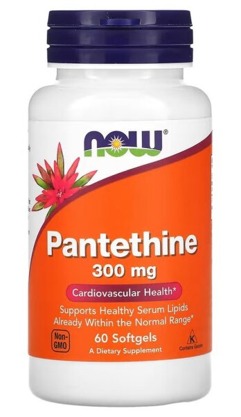 Now Foods Pantethine  300 mg - 60 Softgels