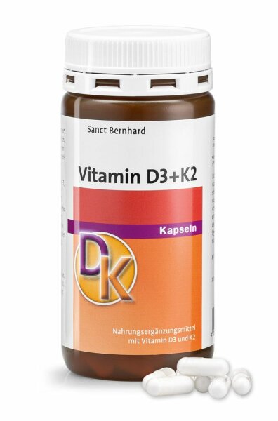 Sanct Bernhard Vitamin D3+K2 - 180 Kapseln