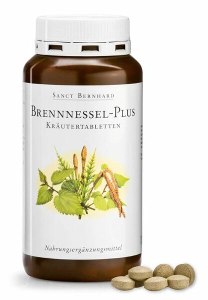 Sanct Bernhard Brennnessel-Plus Kräutertabletten - 300 Tabletten