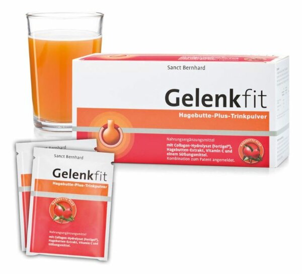 Sanct Bernhard Gelenkfit Hagebutte-Plus-Trinkpulver - 30 Portionen