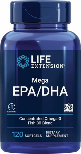 Life Extension Mega EPA/DHA-120 Weichkapseln