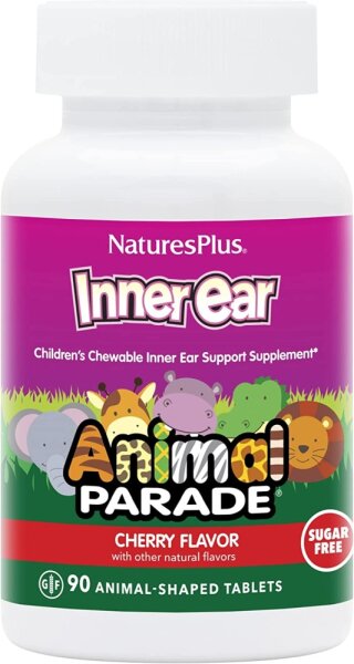 Natures Plus Animal Parade Inner Ear - 90 Tabletten, Cherry