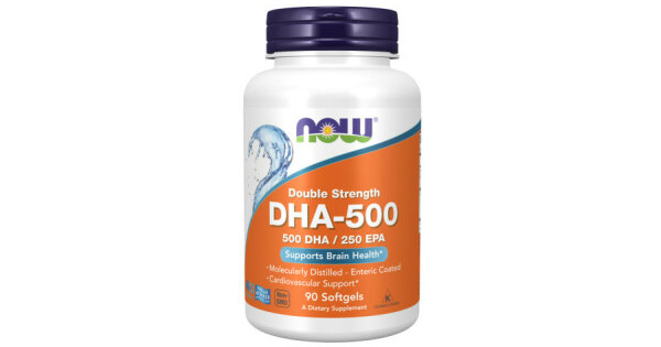 Now Foods DHA-500 Double Strength – 180 Weichkapseln