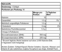 Now Foods DHA-500 Double Strength – 180 Weichkapseln