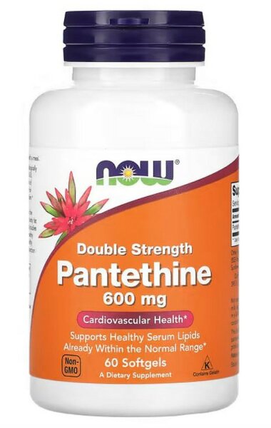 Now Foods Pantethine 600 mg – 60 Softgels