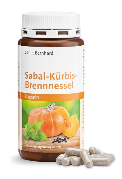 Sanct Bernhard Sabal-Kürbis-Brennnessel - 180 Kapseln