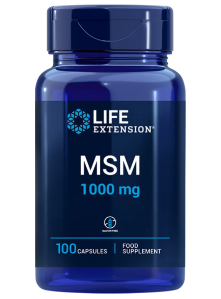 Life Extension MSM 1000 mg – 100 Kapseln