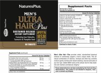 Natures Plus Men`s Ultra Hair Plus– 60 Tabletten